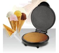 Fdit Gaufrier électrique Machine à Rouleau Oeuf Électrique Moule à Gaufre Machine à Cornet de Crème Glacée pour Maison EU