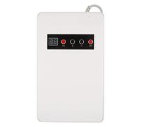 Fdit Générateur D' 600 Mg/h, Ozonateur Domestique ABS pour la Purification de L'air, de L'eau, des Légumes et des Fruits, avec Trous de Montage Mural, Portable pour les Voyages à (WHITE)