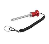 Fdit Goupille de Pile de Poids Magnétique, équipement de Musculation à Installation Rapide, Conception Résistante à la Rouille, Adaptée aux Amateurs de Fitness, Alliage D'aluminium/Rouge (Rouge)