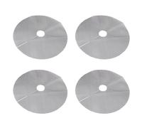 Fdit Grille de Pot de Fleurs en Polyéthylène, Résistant aux Intempéries, Protection du Sol, Bouchon de Tombe pour Chats, Paquet de 4 pour Fleurs (40 cm 4 pièces)