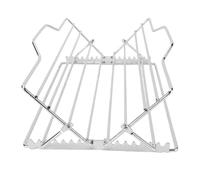 Fdit Grille de Rôtissage Réglable pour Four, Grille de Cuisson Pliable en Acier au Carbone pour Côtes de Poulet, Poisson, de Refroidissement Antiadhésive avec Cadre renforcé pour (à rôtir)