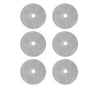 Fdit Grilles de Pots de Plantes Découpables, Bouchon de Creusement de Chat Résistant aux Intempéries, Couvertures de Sol pour L'extérieur, Paquet de 4 en Polyéthylène (30 cm 6 pièces)