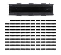 Fdit Growhouse Film KlemConnector Hochstärke 100 STCS pour Le Réseau de Protection Solaire Fixation ABS + PC, Garden Shade Accessories (20 Noir)