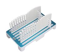 Fdit Guide de de Pain en Acier Inoxydable 304 avec épaisseur Réglable, Pain Pliable et Plateau à Miettes intégré pour et Bagels Faits Maison, Design Compact pour Petite Cuisine