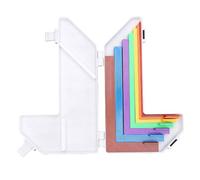 Fdit Guides D'alignement pour Artisanat Papier, Lot de 7, Boîtier de Rangement