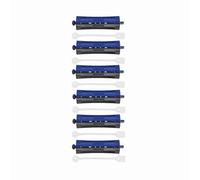 Fdit Hair Rolling Wave Heat Perm Perm Clamp/Holder Clamp/Holder Coie-coiffeur Conception Convexe 6pcs Accessoires D'épaississement de Couleur Aléatoire pour un Style (3 taille)
