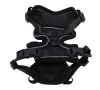 Fdit Harnais pour Chat Doux et Réglable avec Gilet Anti-évasion et Laisse pour Chatons Marchant en Plein Air, Bandes Réfléchissantes et Fermetures à Double Boucle pour Un Ajustement (S)