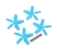 Fdit Hélices pour Drones, Hélices en Plastique RC 4 Pièces pour le Remplacement (Bleu)