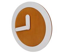 Fdit Horloge Murale Style Simple Design élégant Seconde Main pour Salon Chambre à Coucher 30 Cm MDF Blanc