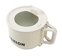 Fdit Hot Pot électrique 450 W 1,8 L Mini Cuiseur de Nouilles électrique Cuiseur de Nouilles Rapide de Portable avec Poignée Pliable Pot Antiadhésif pour (Prise UE 220V)
