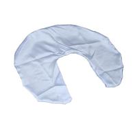 Fdit Housse de Coussin D'allaitement en Satin, Douce, Confortable, Lavable, Housse de Coussin D'allaitement pour Maman et bébé, Douce pour la Peau, Adaptée à la Maison et aux Voyages, Blanc (BLUE)