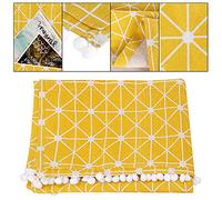 Fdit Housse de Protection Anti-poussière en Coton et Lin pour Réfrigérateur, Congélateur, Machine à Laver, Douce, Résistante aux Taches, Anti-rides avec Environnementale pour la (55 * 130cm 51x21