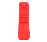 Fdit Housse en Silicone pour Télécommande TV Stick, étui de Protection Antichoc avec Poignée Antidérapante et Dragonne pour TV Stick 4K Smart (Rouge)