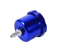 Fdit Hydraulic Drift Manual Brake Huile Tank - Réservoir D'aluminium à L'épreuve pour les Races Universelles, Rouge/Bleu/Noir, 7,5 X 10 Cm, adapté à la Plupart des Véhicules (BLUE)