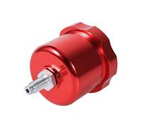 Fdit Hydraulic Drift Manual Brake Huile Tank - Réservoir D'aluminium à L'épreuve pour les Races Universelles, Rouge/Bleu/Noir, 7,5 X 10 Cm, adapté à la Plupart des Véhicules (rouge)