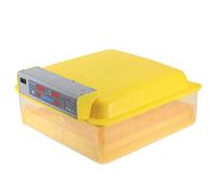 Fdit Incubateur D'œufs Automatique avec Commande Numérique pour L'éclosion de Poulets, Canards, Cailles, Matériau PP 80 W 45,7 X 45,7 X 22,9 Cm, Incubateur à Moteur de Rotation des (Prise UE 220v)