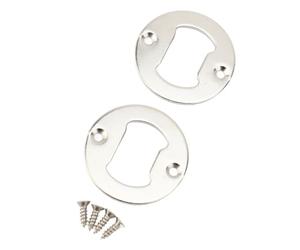 Fdit Insert D'Ouvre-bouteille, Ouvre-bouteille de Bière Rond en Alliage de Zinc Mural, Kit de Matériel de Bricolage avec Vis, pour Moule en Résine, Bar à Domicile, Cuisine