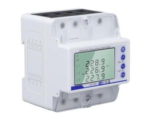 Fdit Interrupteur de Compteur de Puissance WiFi, écran LCD rétroéclairé, Disjoncteur D'énergie pour la de la sécurité électrique 60-300V 100A