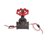 Fdit Interrupteur D'éclairage Rotatif à Valve D'arrêt Vintage de 3/4 Pouces, Interrupteur de Lampe à Tuyau Industriel Rétro avec Fil électrique, pour Lampes Steampunk, Lampes de