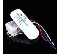 Fdit Interrupteur sans Fil télécommandé, Récepteur Numérique RF à 2 Positions (marche/arrêt) pour éclairage Intérieur (180-240 V CA), Idéal pour la Maison, les Escaliers, la Salle de