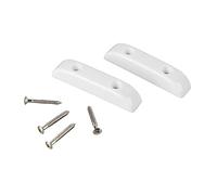 Fdit Jazz Bass Guitar Thumb Reste 2 PCS Light Weight Anti Slip Doigt Reste for Easy Installation for Musician (Gm02 White)