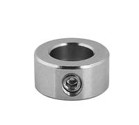 Fdit Jeu de 5 Colliers de Verrouillage de Haute qualité, pour Vis Mère T8 de 8mm, Fer nickelé, Anneau de Verrouillage D'arbre Inoxydable de 8mm de Diamètre Extérieur 14mm de Largeur 7mm