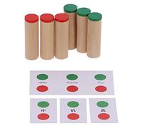 Fdit Jeu de Correspondance Sonore pour Enfants avec Blocs de Construction de Hochet, Jouet éducatif pour la Concentration et Le Développement de la Mémoire