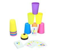 Fdit Jeu D'empilage de Gobelets en Plastique avec Différents Niveaux de difficulté, pour Développer Les Capacités de Raisonnement Logique des Enfants (#12)