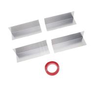 Fdit Joint de Porte de Garage en Aluminium Résistant aux Intempéries, Protection Puissante pour Intérieur et Extérieur, Maison 5,91 X 1,77 Pouces pour Fenêtres, Portes