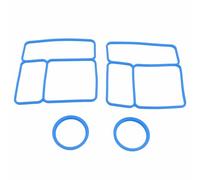 Fdit Joint d'étanchéité pour couvercle de boîte à lunch, lot de 2 joints de rechange en silicone de qualité alimentaire pour récipient à déjeuner OmieBox, joint hermétique flexible pour éviter les