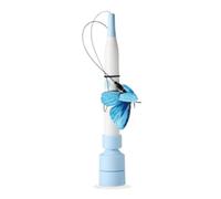 Fdit Jouet Automatique pour Chat, Base à Ventouse, Papillons Rotatifs à 360 Degrés, Jouet Interactif Rechargeable par USB avec 2 Modes Intelligents pour Chatons D'intérieur (Rechargeable)