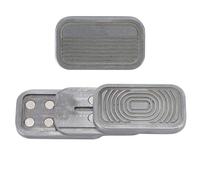 Fdit Jouet Coulissant Anti-Stress, Dispositif de Poussée Sensorielle en Acier Inoxydable, Curseur Fidget 3 Couches pour Petit Ami, Mari, Père