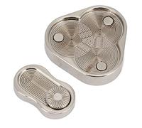 Fdit Jouet Coulissant Rotatif, Dispositif Sensoriel Triangulaire en Métal, Outil de Soulagement du Stress Portable pour Le Bureau et Les Voyages