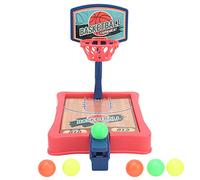 Fdit Jouet de Basket-Ball de Table, Couleur Vive, Lanceur de Modélisation Mignon, Angle Réglable, Interaction Parent-Enfant, Jeu de Bureau, 7,9 X 5,1 X 6,5 Pouces (Rouge)