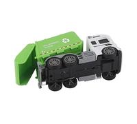 Fdit Jouet de Camion à Ordures, Modèle D'éducation Environnementale Coulissant Durable pour, Véhicule D'assainissement à Inertie en Plastique pour (Camion d'assainissement (Camion de Chargement et)