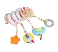 Fdit Jouet de Poussette Suspendu pour bébé avec Son Grinçant, Jouet d'activité éducatif en Peluche en Spirale pour Garçons et Filles Nouveau-nés, Tissu Doux (Tapez 2)