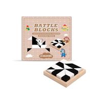 Fdit Jouet de Puzzle de Blocs éducatifs, Blocs D'entraînement Cérébral à Deux Couleurs, Jeu de Puzzle avec Développement des Compétences Logiques pour Améliorer la Concentration et la (Casse-tête * 1)