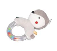 Fdit Jouet en Peluche coloré pour bébé de 0 à 1 an, Anneau de Hochet, Améliore la motricité, Jouet Sensoriel Doux pour les Tout-petits (Type A)