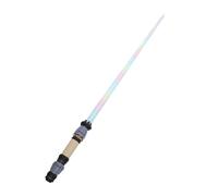 Fdit Jouet épée Rétractable, Fausse épée Extensible Imprimée en 3D avec Mécanisme de Verrouillage de Rétraction à Une clé pour Accessoire D'anime Cosplay (Lame dégradé Arc-en-Ciel)