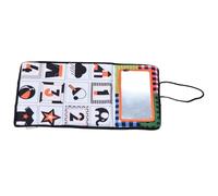 Fdit Jouet Pliable pour bébé, Miroir Noir et Blanc, pour Un Rangement Facile et Une Surface de Miroir Transparente pour la Conscience Visuelle des Bébés (Jouet Pendentif Miroir Amusant)