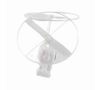 Fdit Jouet Volant RC, Joli Robot à Induction USB avec Lumières Colorées pour Enfants, Expérience Parfaite en Plastique