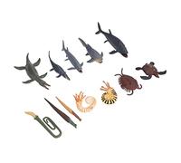 Fdit Jouets d'animaux Marins Antiques, Figurines Réalistes et Vives, Excellent Choix pour Les Enfants et Les Collectionneurs, Ensemble en Plastique