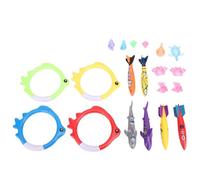 Fdit Jouets de Natation de Plongée en Piscine, Ensemble de Coulage pour la Chasse au Trésor sous-Marine, Exercice de capacité de Plongée, Compétences de Natation, Jeu Amusant