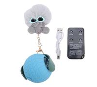Fdit Jouets Interactifs pour Chien, Boule Roulante électrique Automatique, Jouet Intelligent pour Chat avec Simulation de Gazouillis d'oiseaux pour Jouer en Intérieur