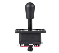 Fdit Joystick de Machine de Jeu, Pièce de Rechange pour Micro-interrupteur avec Arbre en Acier Inoxydable et écrou Antidérapant pour Armoires, Projets de Bricolage