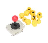 Fdit Joystick Stick avec Boutons Mécaniques 50 Millions de Robinets Tête à Bascule Ronde pour Jeu PC Accessoires de Remplacement