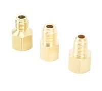 Fdit Kit Adaptateur de Réfrigérant HVAC en Laiton, 1/4 SAE vers 1/2 ACME et