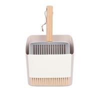 Fdit Kit Complet de Pelle à Litière pour Chat avec Brosse de Nettoyage et Pelle à Poussière pour L'entretien de la Maison et du Jardin