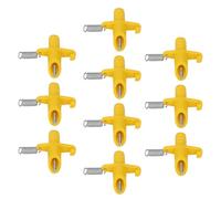 Fdit Kit D'arrosage Longue Durée pour Lapin avec 10 Tétines, Tube d'eau de 5 M, Raccord en T, Idéal pour Cage à Lapin, plaqué Zinc