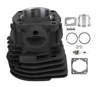 Fdit Kit D'assemblage de Piston de Cylindre, adapté pour 346XP 350 351 353 Pièces de Rechange de Tronçonneuse en Alliage de Zinc